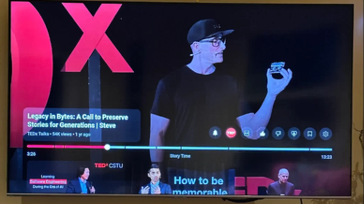 Steve on the TEDx stage.
